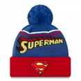 thumbnail image 1 of DC Comics Superman Classic New Era Embroidered Pom Knit Beanie, 1 of 2