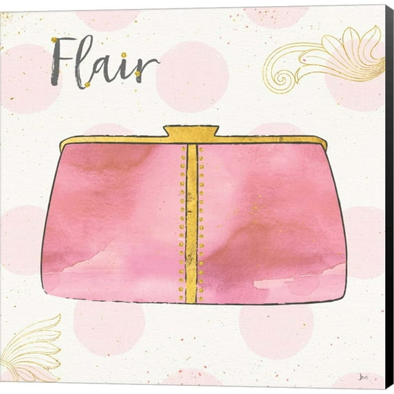 Fashion Blooms II Pink by Jess Aiken, Canvas Wall Art, 24W x 24H