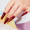 thumbnail image 3 of Esmalte de uñas en gel MAYCHAO Cat Eye, 15 ml, color burdeos con imán, 3 of 7