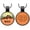 Orange - One Size, variant on Pet ID Tag Custom Engraved Silicone Identification Pendant Heavy‑Duty Metal Ring Anti‑Lost Accessory Smooth Surface Personalized Name Phone Number Marker for Dogs Cats BU1