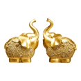 thumbnail image 2 of kurtrusly Exquisite Elephant Figurines Gift Exotic Decorations Accessories for Friends Style A 1 Pc, 2 of 6