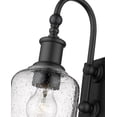 thumbnail image 5 of Z-Lite 734-1S-MB Bryant 12" Tall Bathroom Sconce - Black, 5 of 7