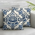 thumbnail image 3 of YANMS Chinoiserie Blue and White Porcelain Lumbar Pillow Covers Farmhouse Cushion Covers Rectangle Pillow Covers Outdoor for Couch Home Decor, 3 of 5
