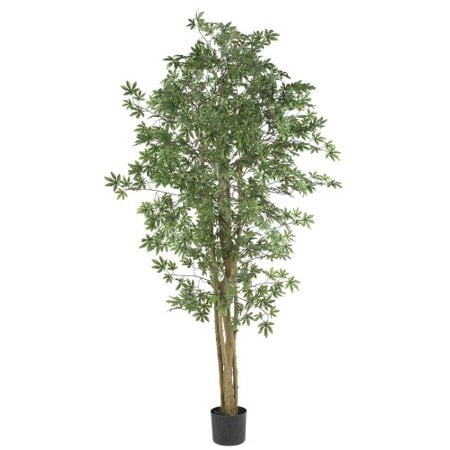 Nearly Natural 5297 Japanese Maple Silk Tree, 6-Feet, Green