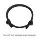 thumbnail image 2 of Pulsera náutica trenzada cuerda ajustable para hombres mujeres universal (negro) Ehuebsd Para estrenar, 2 of 6