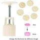 thumbnail image 5 of El juego de moldes para bombas de baño de 7 piezas incluye 1 pieza de prensa para bombas de baño y 6 piezas de sellos diferentes para hacer bombas de baño, kit de molde para pastel, 5 of 5
