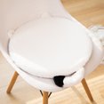 thumbnail image 1 of Para gato para cojín de asiento Linda espuma viscoelástica redonda antideslizante para cojín de asiento Cojín de asiento de coche para respaldo-40*40cm, 1 of 5