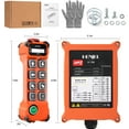 thumbnail image 6 of 8 Channel Industrial Wireless Crane Radio Remote Control 12-65V 12V 24V DC for Electric Chain Hoist Overhead Bridge Travelling Crane Truck Two Transmitter and One Receiver, 6 of 7