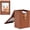 Brown, variant on Caiyoule Picture Holder Case for Fuji Instax Mini SE/12/11/7/7+/Evo Camera 2.15x3.4 Inch Film-Black