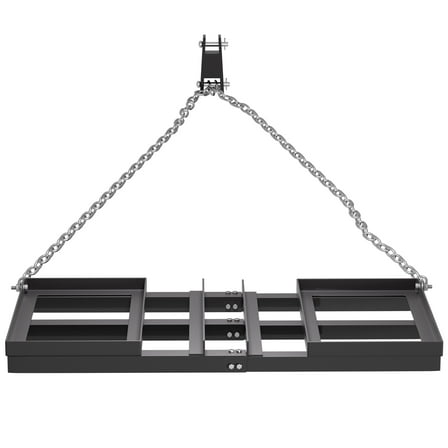Heavy-Duty 48" Ground Leveling Drag - Universal Tractor/ATV Attachment with Tool-Free Installation