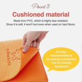 thumbnail image 4 of Folding Yoga Travel Pilates Mat, 4 of 5