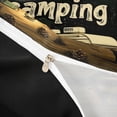 thumbnail image 4 of Catabedysis Wild Camping Twin Duvet Cover,Night Camper Print Twin Bedding For Boys,Multicolor,Black Reversible,2 Pieces,1 Duvet Cover and 1 Pillowcase, 4 of 6