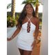 thumbnail image 4 of HH TRAF 2024 Vestido mini sin espalda sexy sólido de moda para mujer Vestido corto ajustado con cuello halter y huecos para mujer, 4 of 5