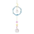 thumbnail image 1 of Cortina de cristal Wind Chime Prism Catchers Ornamento colgante Decoración (Azul cielo) Ehuebsd Libre de BPA, 1 of 7