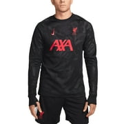 Men's Nike Black Liverpool 2024/25 Third-Academy Pro Pre-Match Pullover Top