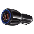 thumbnail image 4 of Cargador de coche USB, adaptador de cargador de coche, cargador de coche con encendedor de cigarrillos doble, cargador de coche, máxima confiabilidad, 4 of 9