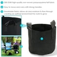 thumbnail image 2 of Sunnydaze 5-Gallon Garden Grow Bags for Vegetables with Handles (5 Count), 2 of 8
