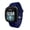 Navy, variant on Mississippi Engraved Silicone Unisex Watch Band for Fitbit Versa 3 and Sense (Navy) by Affinity Bands
