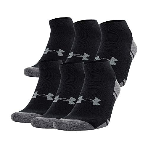 Under Armour Adult Resistor 3.0 Low Cut Socks, Multipairs , Black/Graphite ( 6-Pairs) , Medium - Walmart.com