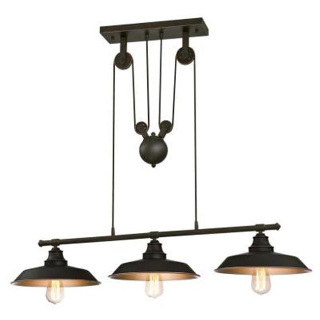 Hanging Industrial Style Copper Pendant Lamp by Hill Interiors 