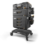 ToughBuilt 4-Wheel Cart, Dolly for StackTech Tool Boxes & Organizers