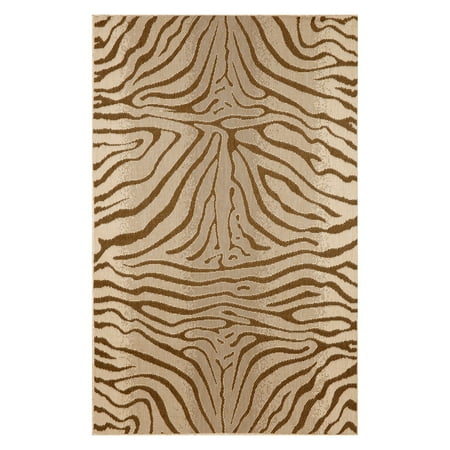 Terrace Patio Rug - Liora Manne Import Co Terrace Zebra Indoor / Outdoor Rugs+D16