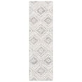 thumbnail image 2 of SAFAVIEH Abstract Louise Geometric Wool Runner Rug, Ivory/Denim, 2'3" x 8', 2 of 10