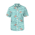 thumbnail image 5 of Camisa hawaiana de gran oferta de verano para hombre, camisas de playa con estampado divertido de hojas de surf en 3D para hombre, blusa genial de gran tamaño, ropa de calle, 5 of 5