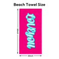 thumbnail image 3 of Personalized Beach Towel, 100% Microfiber Custom Beach Towel,Weekend Beach Trip Gifts,400gsm, 3 of 4