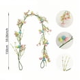 thumbnail image 3 of Gumesh 5Ft Easter Garland - Spring Vine with Easter Eggs Flowers Berries for Party, Table or Mantel Decor, 3 of 6