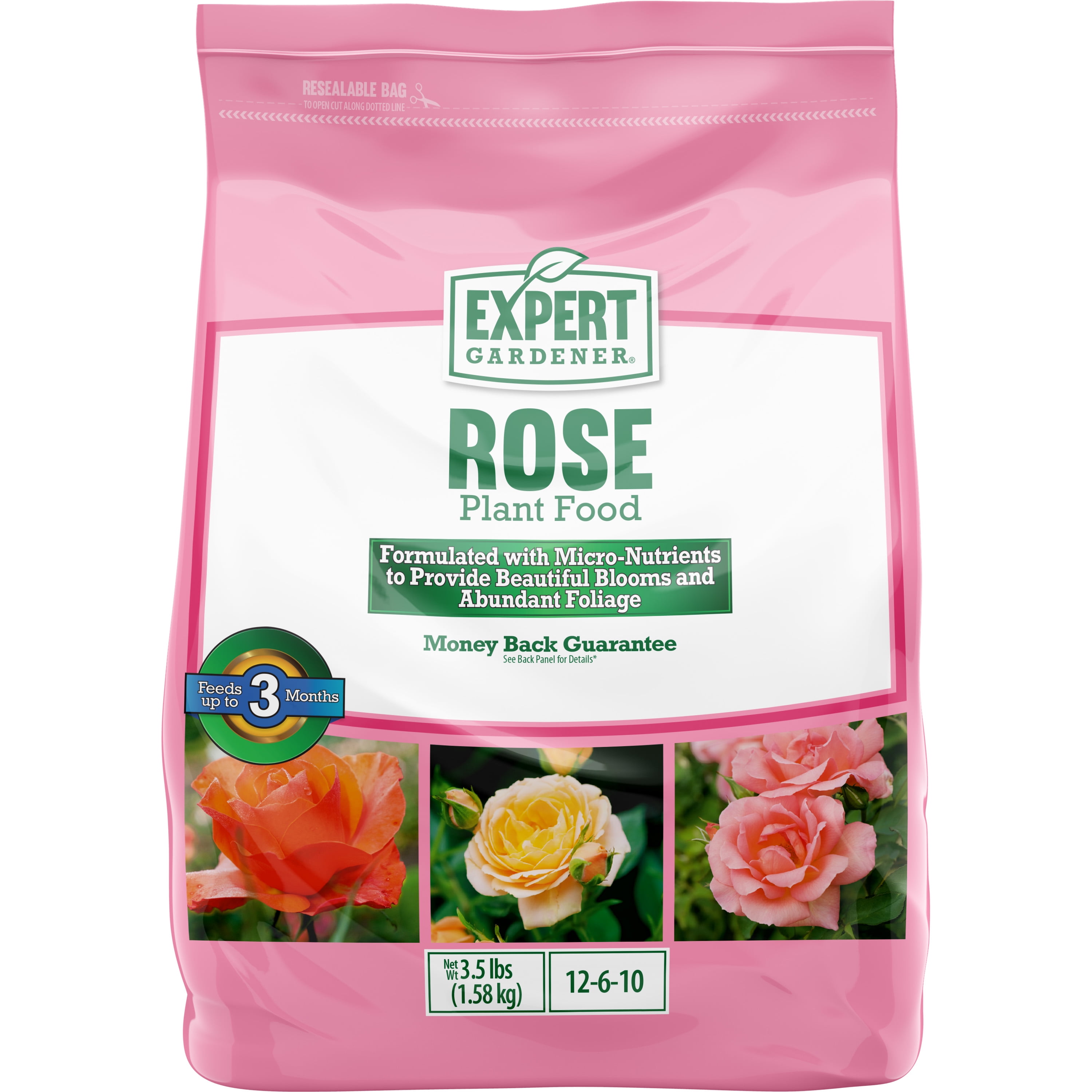 Expert Gardener Rose Plant Food Fertilizer 12610, 3.5 lbs.