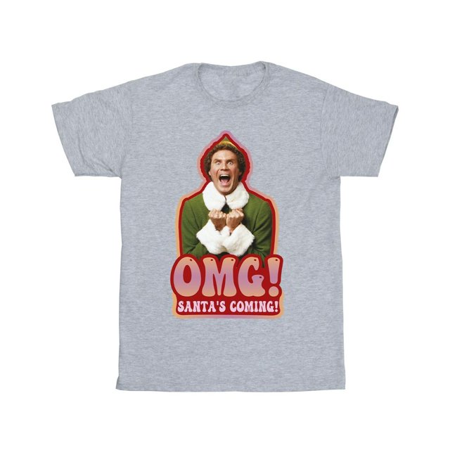 Elf T-Shirt Garçon Santa's Coming