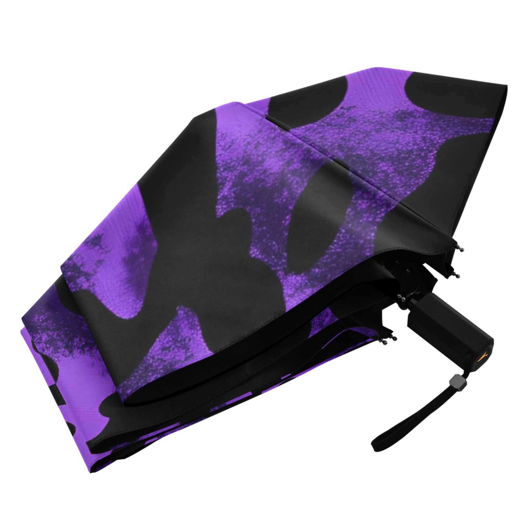 ALAZA Leopard-a2 Pattern UPF 50+ Compact Folding Umbrella for Rain Travel Umbrella Packable