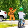 thumbnail image 4 of Señal de seguridad Shimeyao Slow Down Kids at Play, 40 x 30 cm, aluminio, 4 of 6