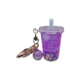thumbnail image 1 of Injueey LLavero de fruta líquida con arena movediza de dibujos animados para chica, bolsa de acrílico de simulación, colgante para mochila, billetera, Artesanía Uva Injueey HA073931-05, 1 of 6