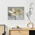 thumbnail image 6 of Logiee Elegant Ivory Flower Print Canvas Wall Art ,Art Poster,Canvas Decorative Picture,Decor Wall Pictures for Living Room Bedroom Bathroom,Ready to Hang, 6 of 6