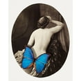 thumbnail image 2 of Sommers, Mindy 15x18 White Modern Wood Framed Museum Art Print Titled - Butterfly girl, 2 of 4