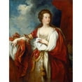 thumbnail image 3 of Benjamin West 12x14 Black Modern Framed Museum Art Print Titled - Elizabeth, Countess of Effingham (C. 1797), 3 of 5