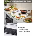 thumbnail image 4 of Stove Top Covers for Electric Stove 36x21 Inches, Spring Floral Heat Insulation Fireproof Glass Cooktop Protector, Summer Botanical Flowers Birds Colorful Countertop Stovetop Cover for Kitchen, 4 of 8