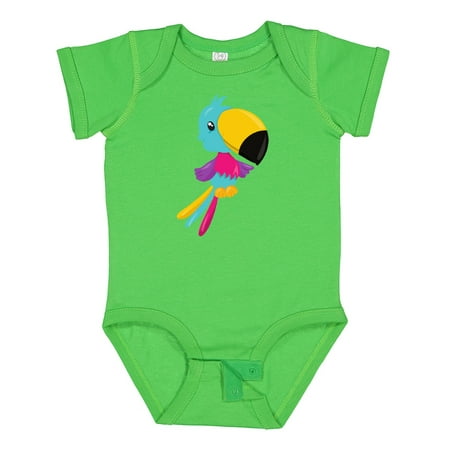 

Inktastic Colorful Parrot Cute Parrot Tropical Parrot Gift Baby Boy or Baby Girl Bodysuit