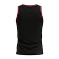 thumbnail image 5 of Clossjun Men's Tank Top Slim Fit Muscle Contrast Sleeveless Shirts Lightweight Breathable Blouses For Gym Workout Sports Black 3XL, 5 of 6