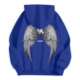 thumbnail image 3 of WILLBEST Sudadera con Capucha Informal con Estampado De Ángel De Invierno, Sudadera con Forro Suave y Bolsillo Frontal para Exteriores, Ropa De Calle Cómoda Mediana​​, 3 of 3