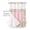 pink, variant on No Hook Shower Curtain with Snap in Liner, Summer Sea Beach Plam Tree Leaves Hotel Shower Curtains for Bathroom, Washable Shower Curtain Liner Set with Mesh Top Window, 72”x78”