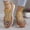 Brown, variant on Hoshose Womens Platform Sneakers PU Leather Shoes Leopard Print & Lace-Up Design Running/Casual Shoes Plus Size