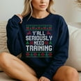 thumbnail image 4 of Y’All Seriously Need Training Ugly Christmas Office Sweaters – T-Shirt, Hoodie & Sweatshirt – Funny Holiday Apparel – Work, 4 of 6