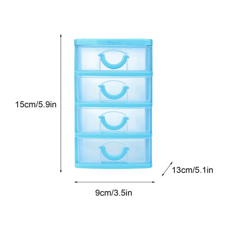 blue plastic dresser 6 Drawers Dresser Storage Cabinet w/ Lock Closet Organizer 4 wheels Blue  Plastic