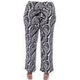 thumbnail image 2 of White Mark Women's Plus Size Printed Palazzo Pants, 2 of 5