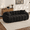 Black, variant on Wiilayok 124" Cloud 4 Seater Couch,Chenille Large Curved Sofa Couch with Deep Seat,Recessed Arm,for Living Room Furniture Sofa,Brown