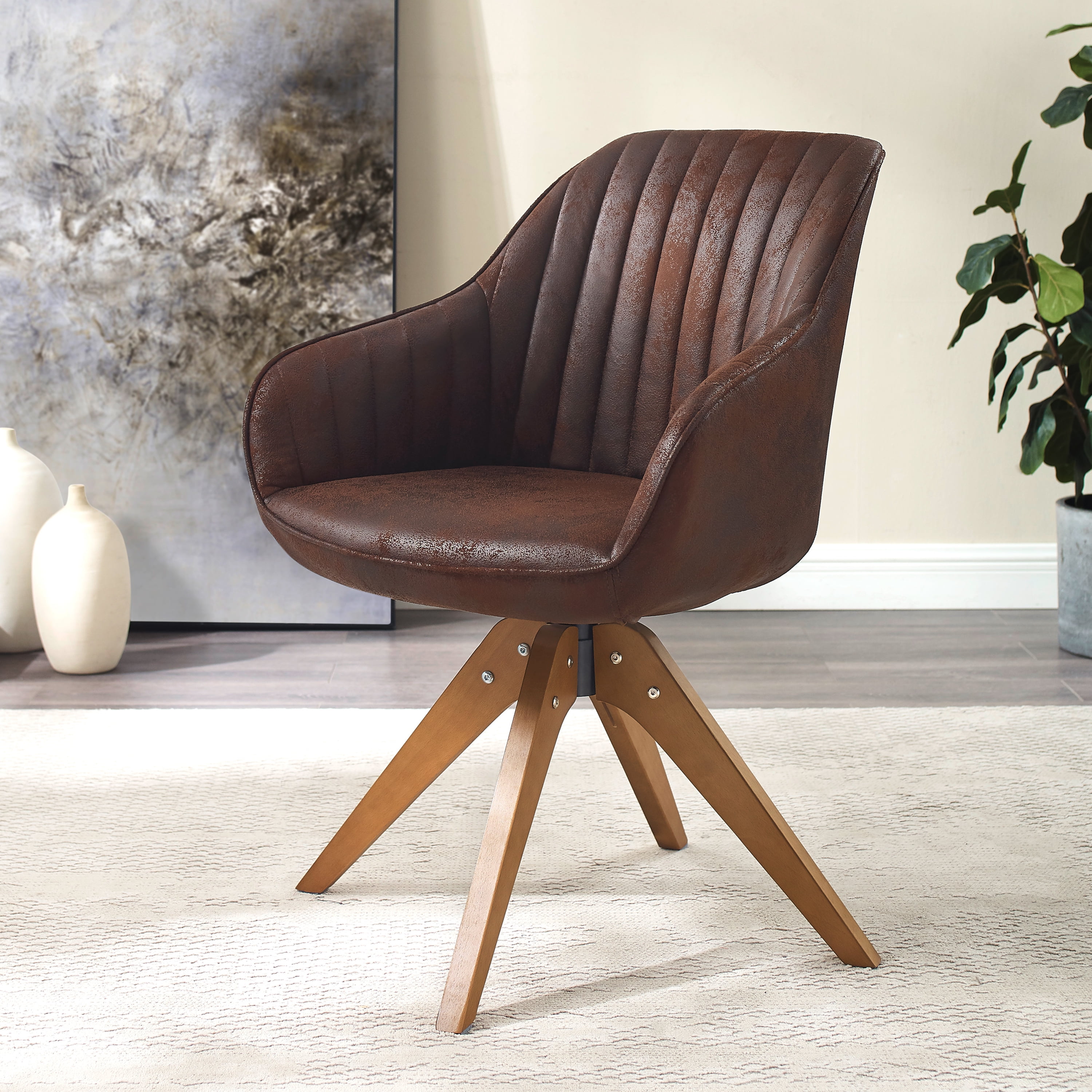 brown office chair walmart