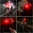 thumbnail image 5 of Luz trasera para bicicleta, advertencia impermeable, LED USB recargable, 5 modos., 5 of 5